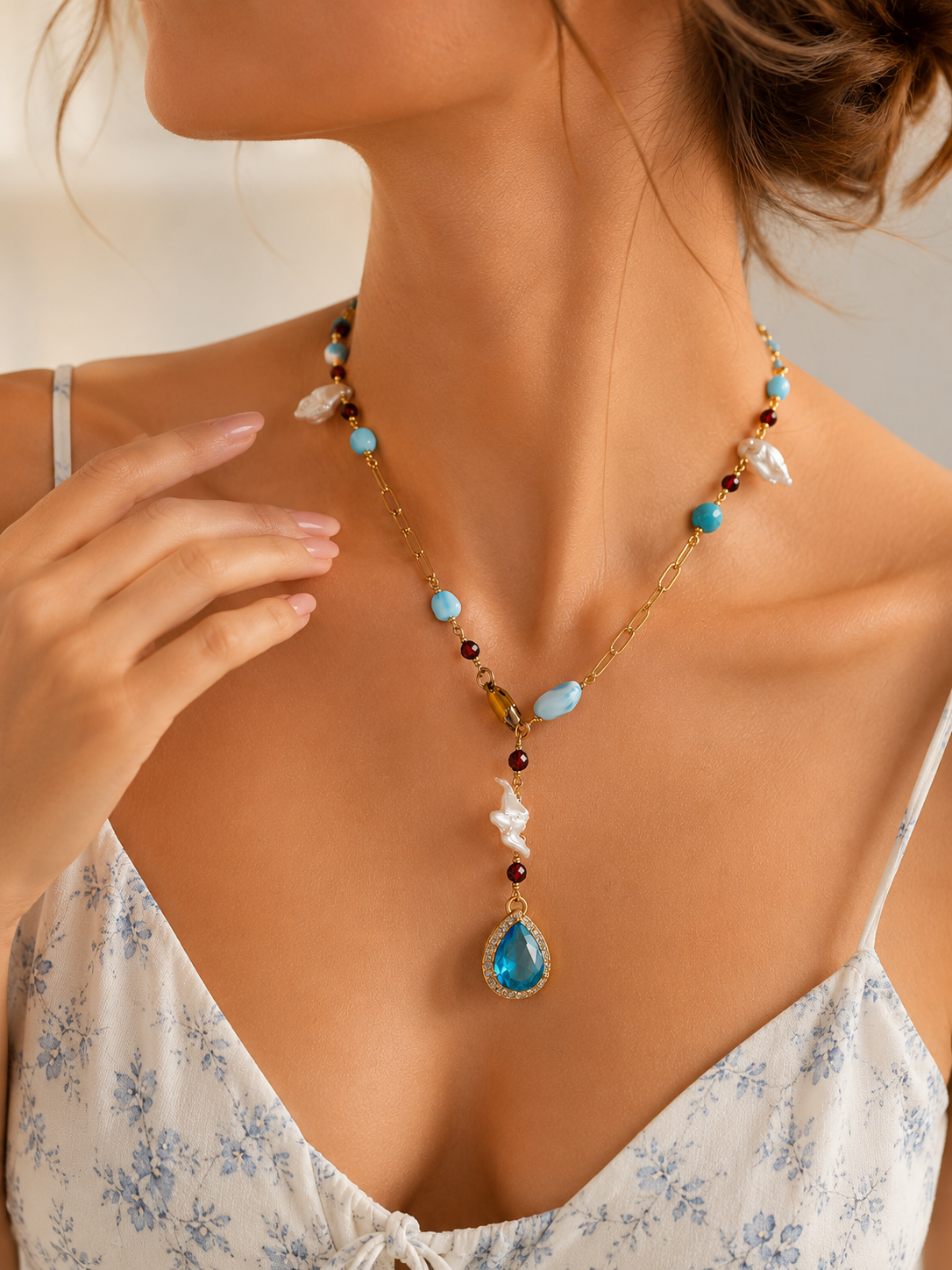 Turquoise Tides Necklace