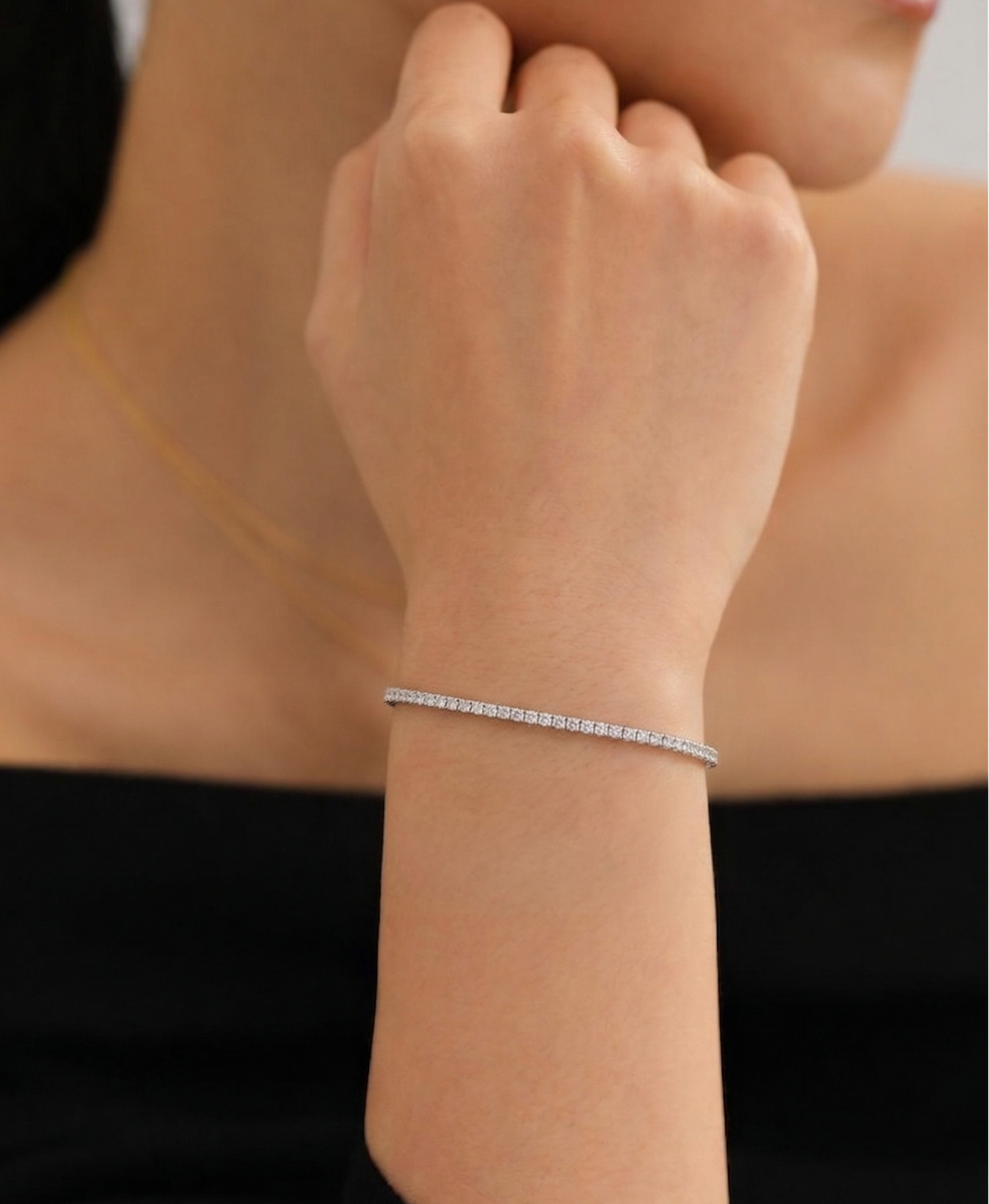 Diamond Glow Tennis Bracelet