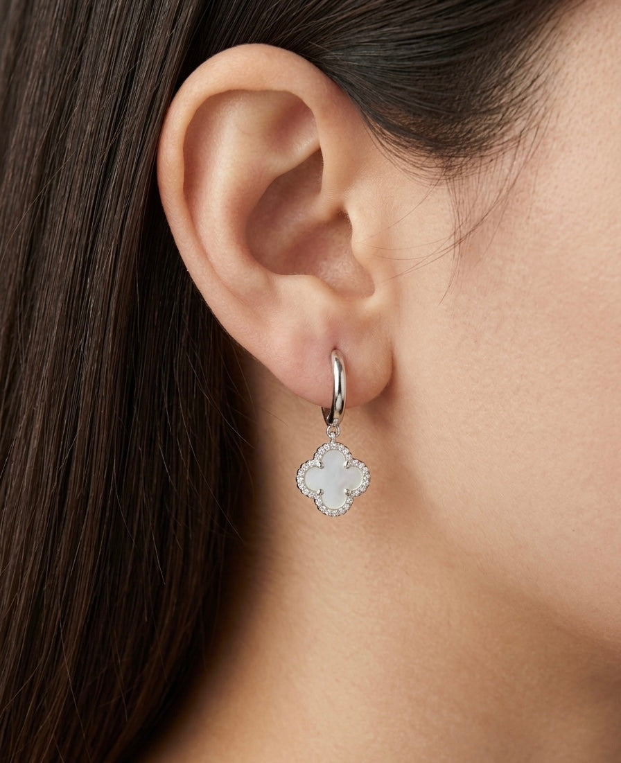 Pearl Clover Earrings