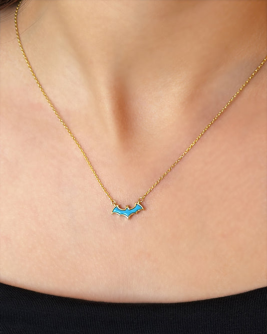Bat Turquoise Necklace