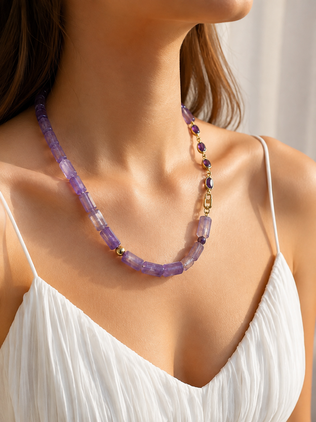Amethyst Éclat Necklace