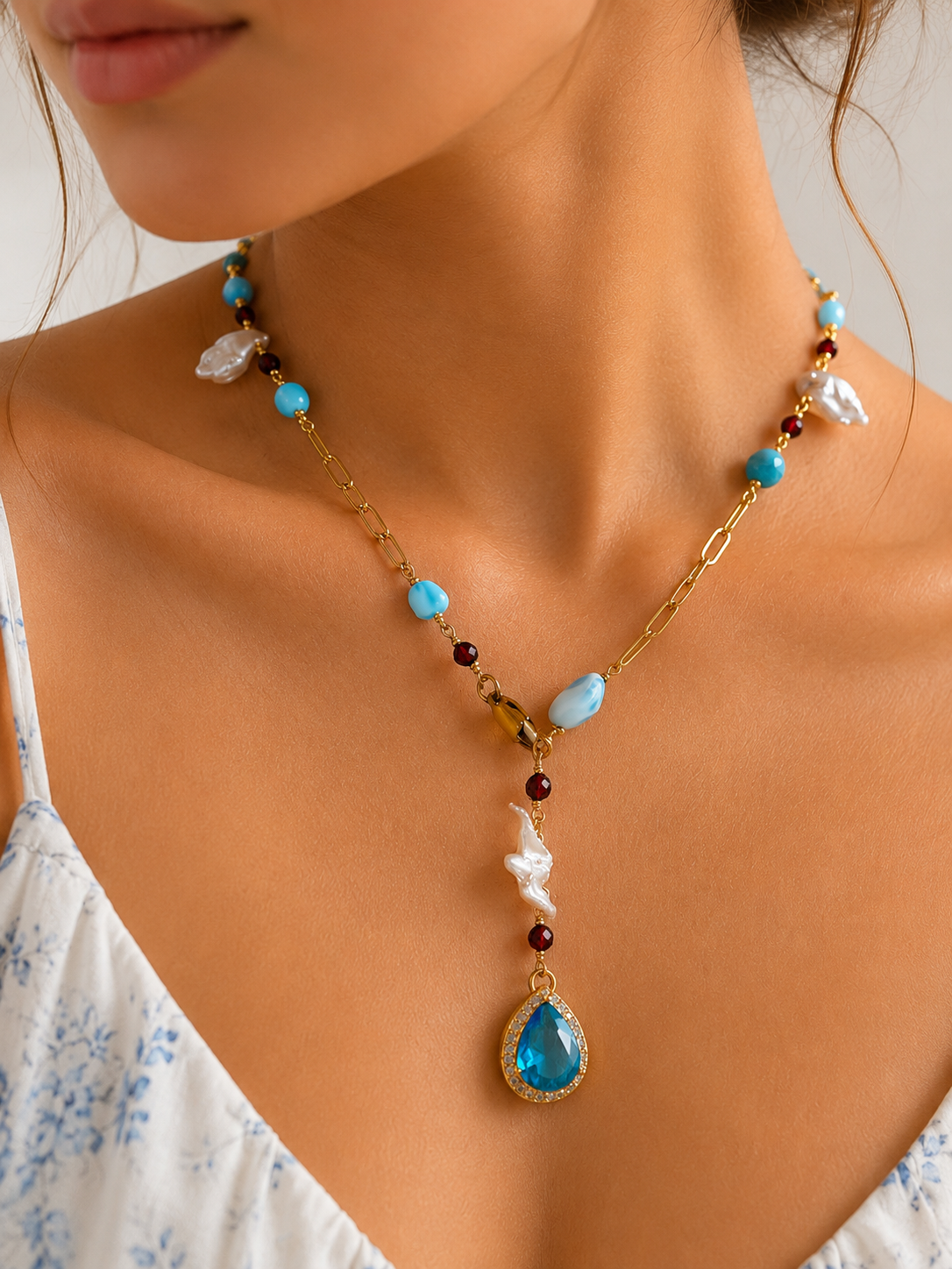 Turquoise Tides Necklace