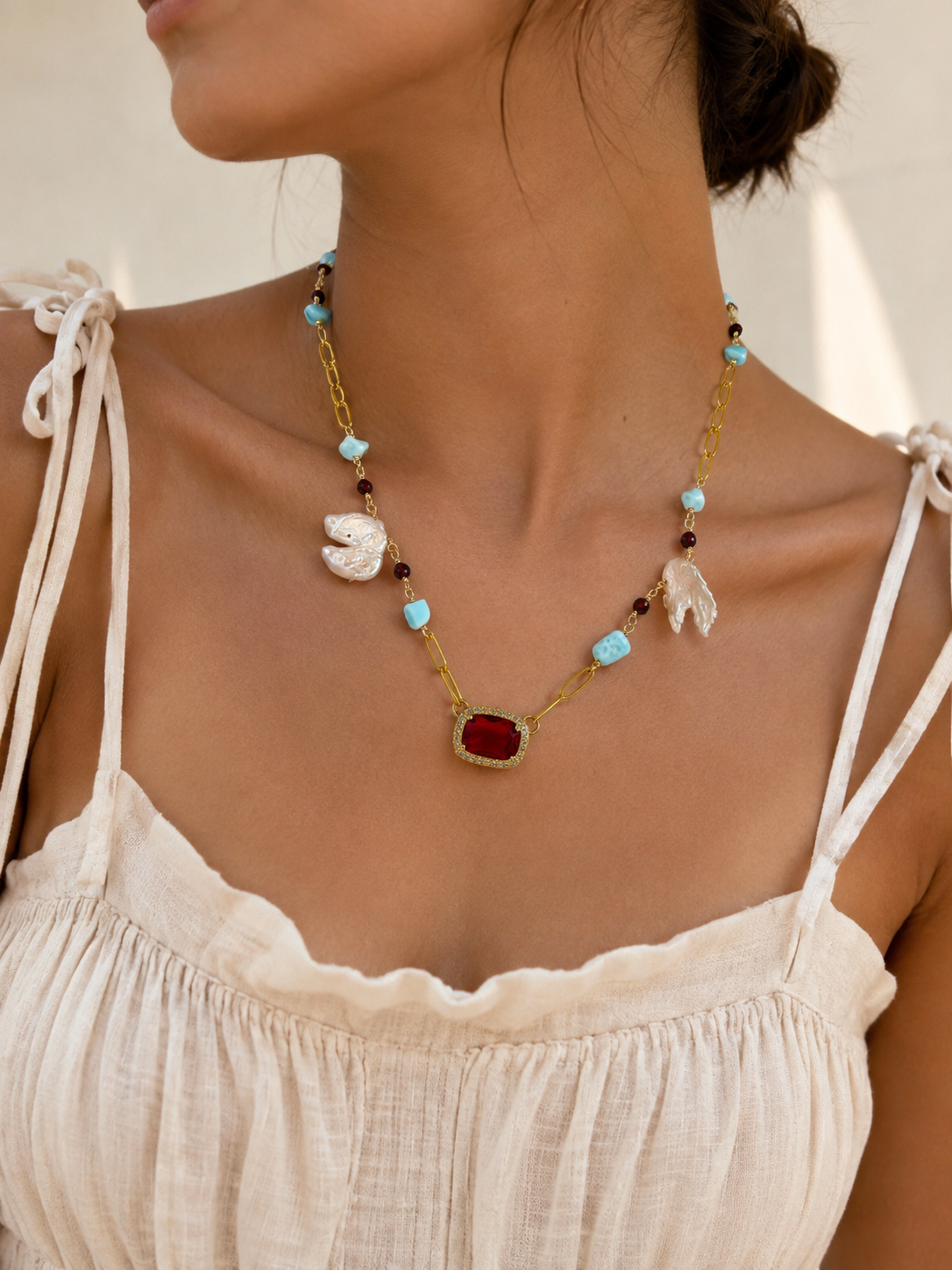 Crimson Oasis Necklace