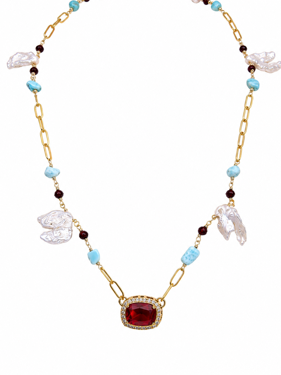 Crimson Oasis Necklace