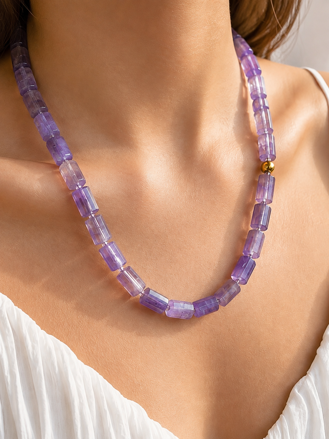 Amethyst Éclat Necklace