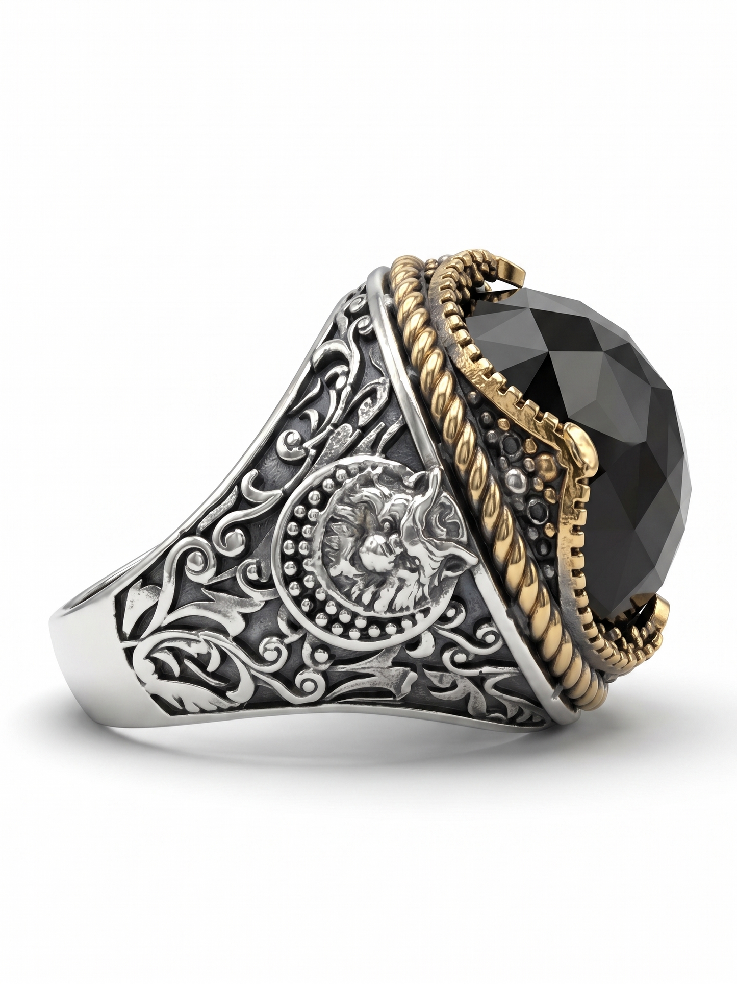 Midnight Edge Zircon Ring