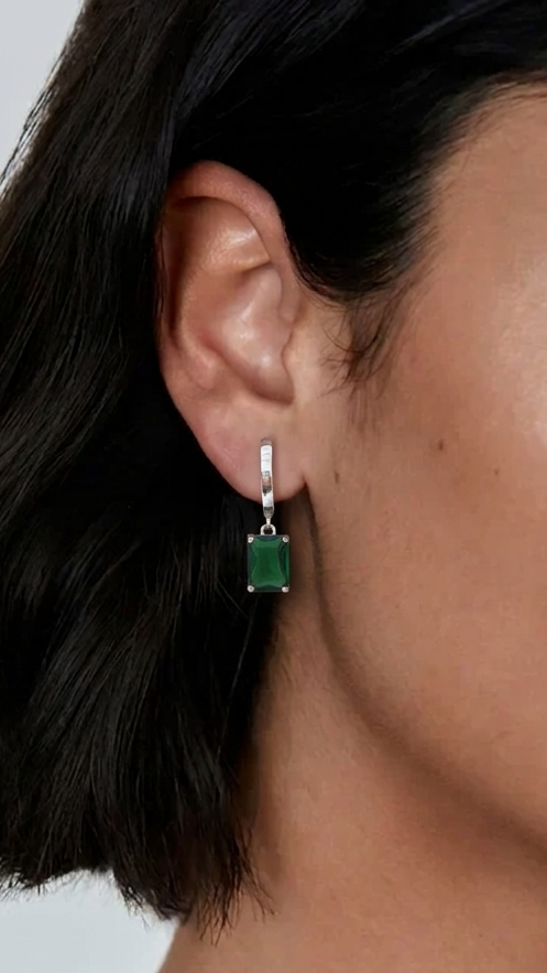 Celeste Emerald Earrings