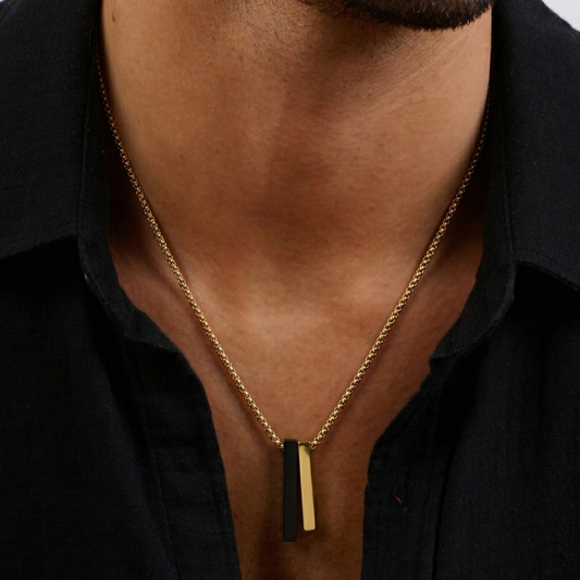 Dual Tone Tungsten Necklace