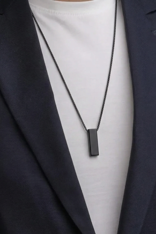 Midnight Tungsten Necklace