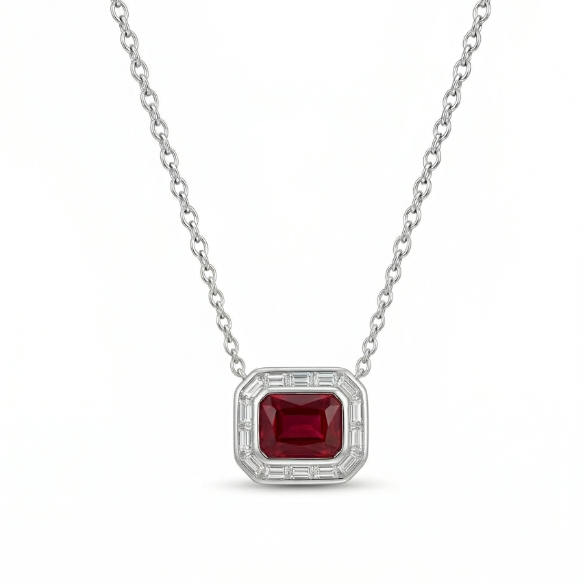 Crimson Spark Necklace