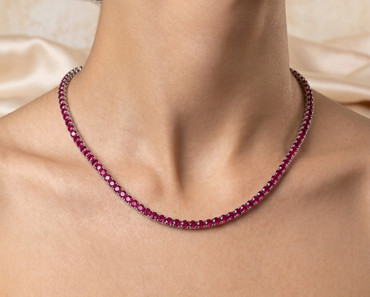 Scarlet Spark Necklace
