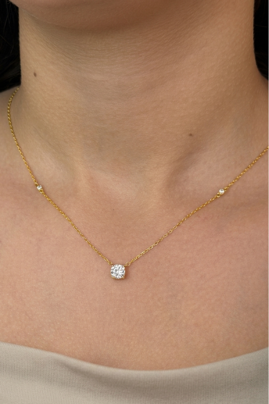 Golden Spark Necklace