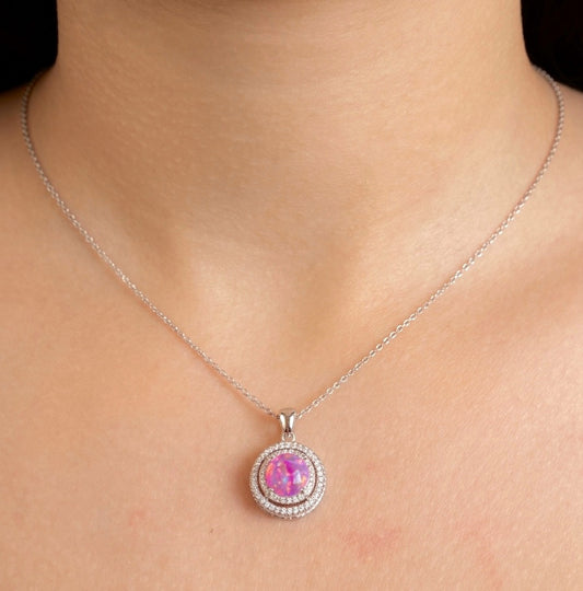 Opal Spark Necklace