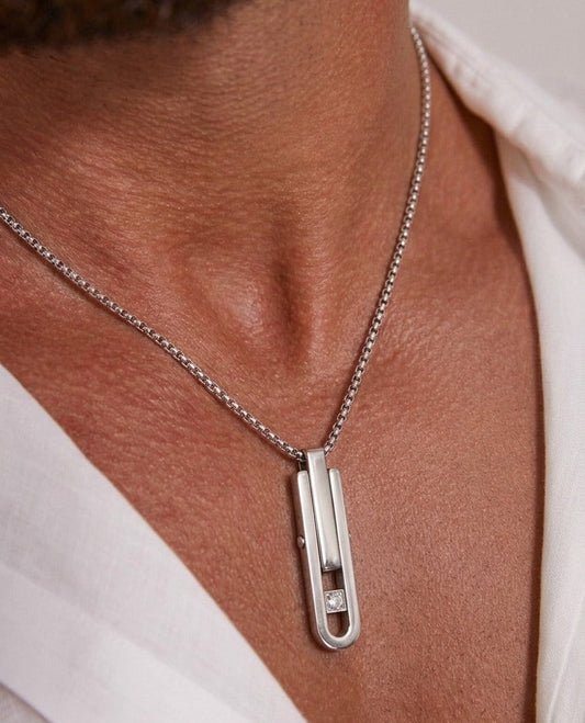 Frost Spark Tungsten Necklace