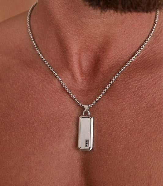 Silver Shadow Trinity Necklace