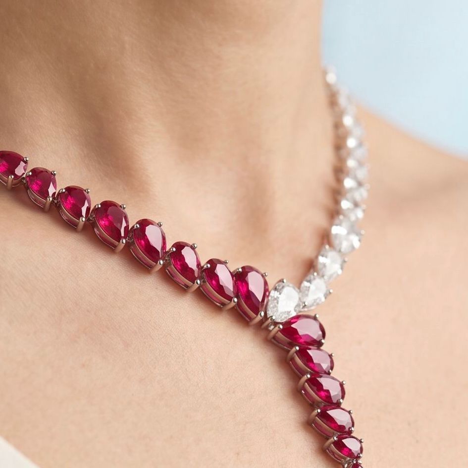 Imperial Ruby Glow Necklace