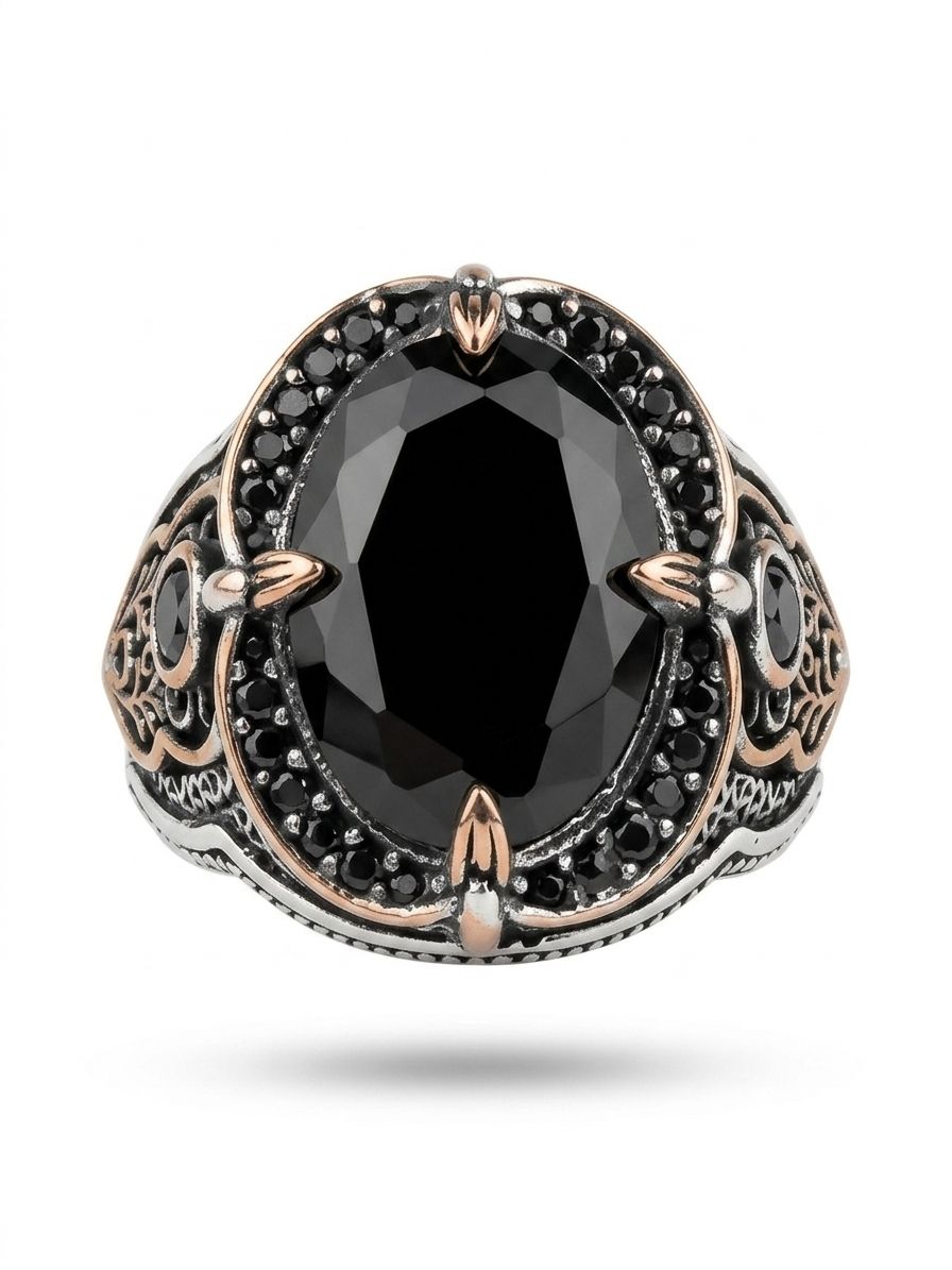 Black Spark Ring