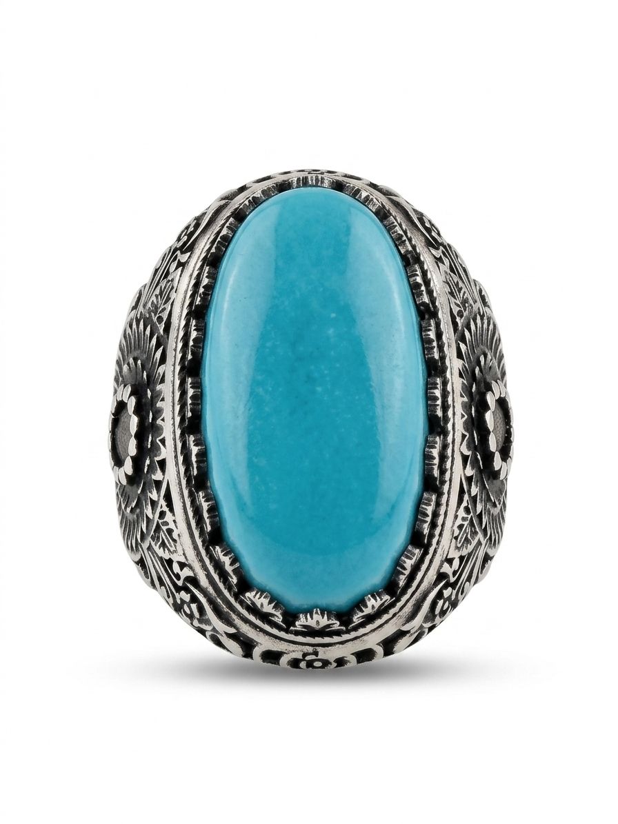 Turquoise Twin Stone Ring