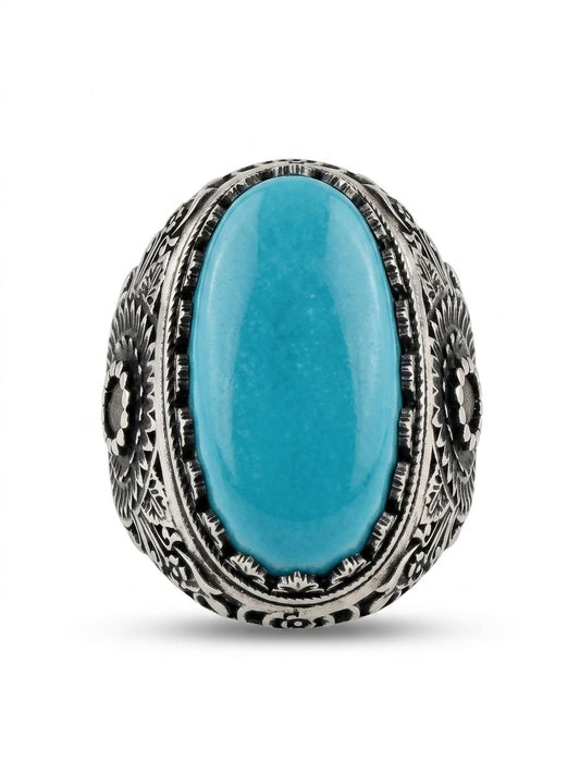 Turquoise Twin Stone Ring