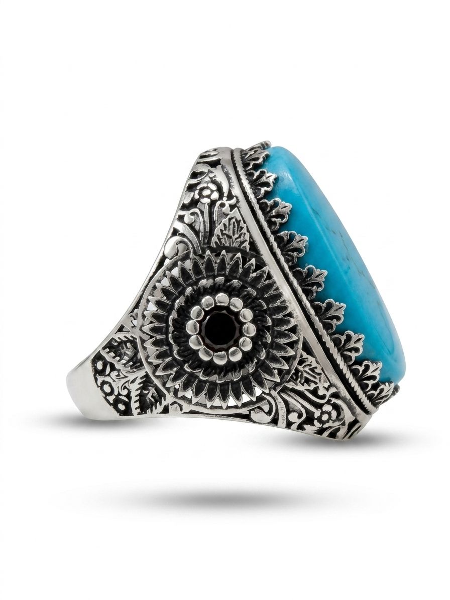 Turquoise Twin Stone Ring