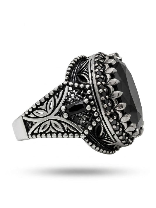 Obsidian Shine Ring