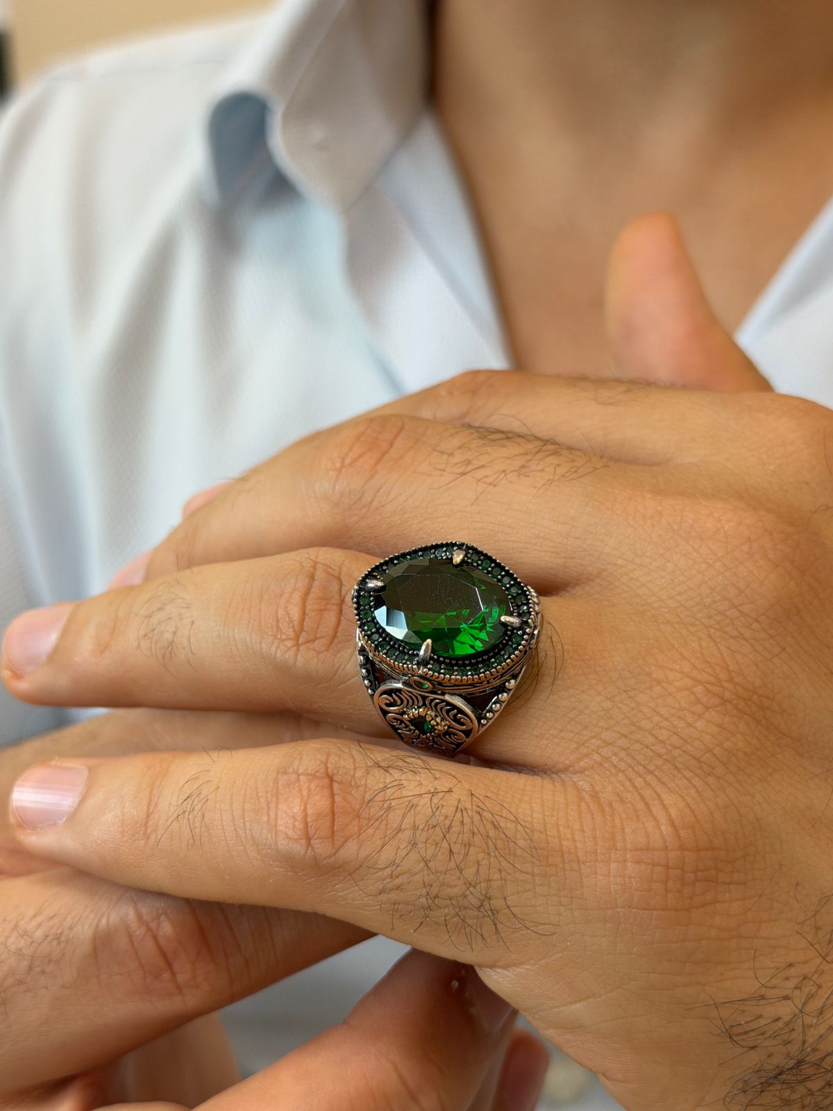 Emerald Edge Ring