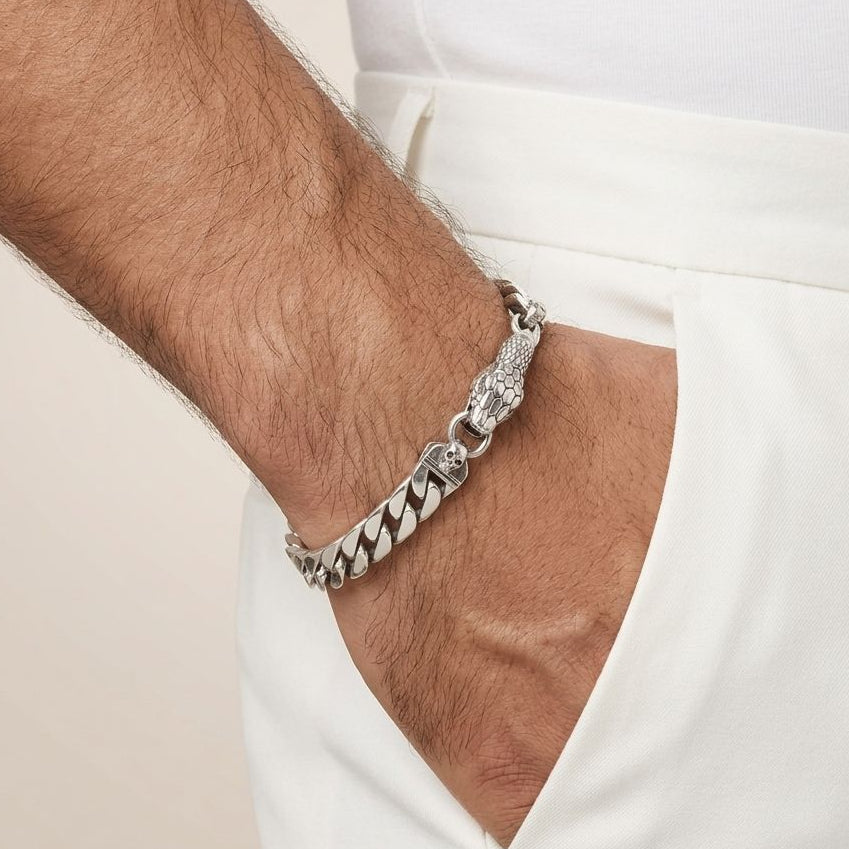 Serpent Skull Bracelet
