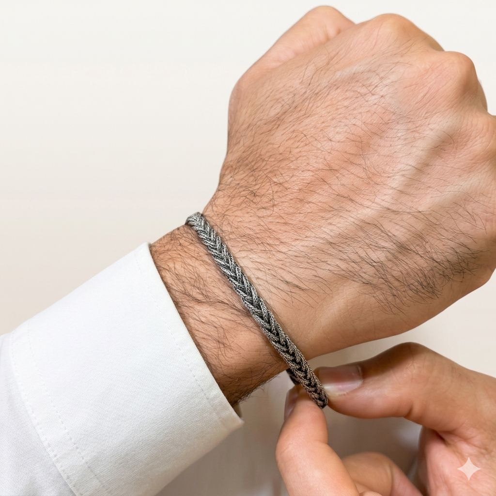Obsidian Flow Bracelet